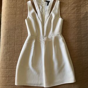 White Mini BCBG Dress - Perfect for Brides!